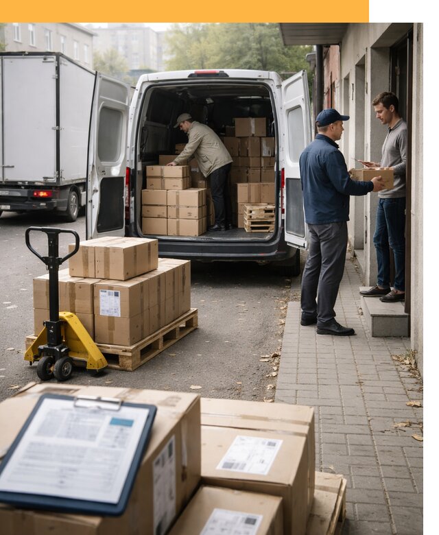 Доставка грузов от двери до двери с таможней от 46553 руб.