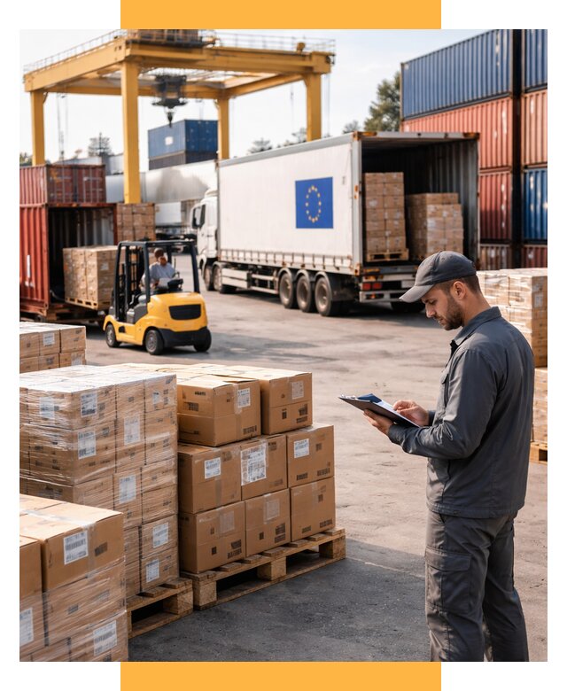 Доставка грузов из Европы от 12414 р., логистика СетСервис-Мгн