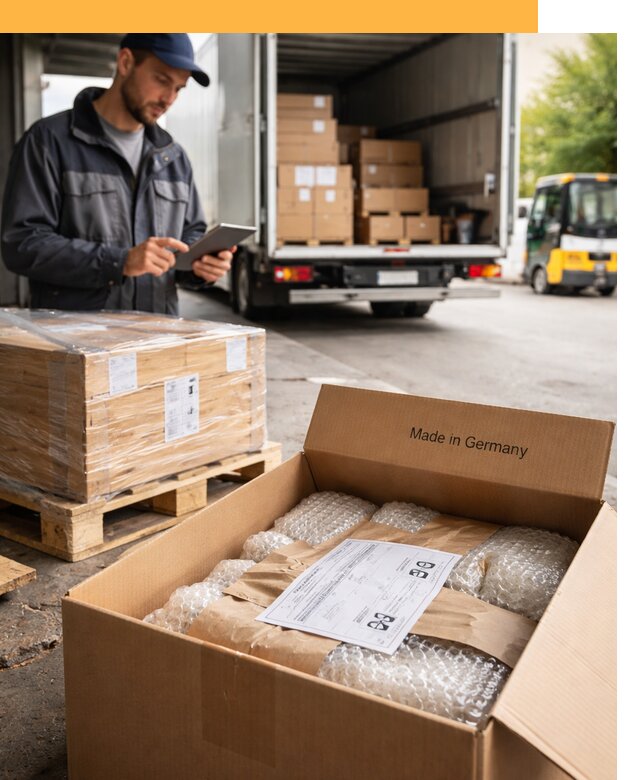 Доставка грузов из Германии от 46553 руб с таможенным оформлением