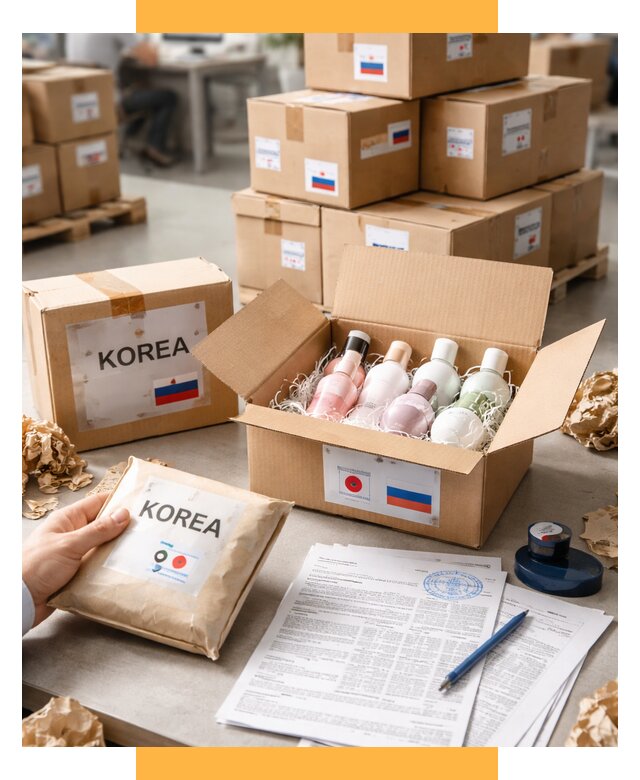Доставка косметики из Кореи от 8793 р. под ключ | СетСервис-Мгн