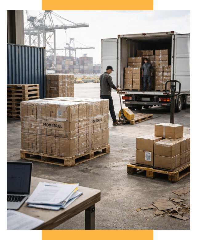 Доставка грузов из Израиля от 15518 р., логистика от СетСервис-Мгн
