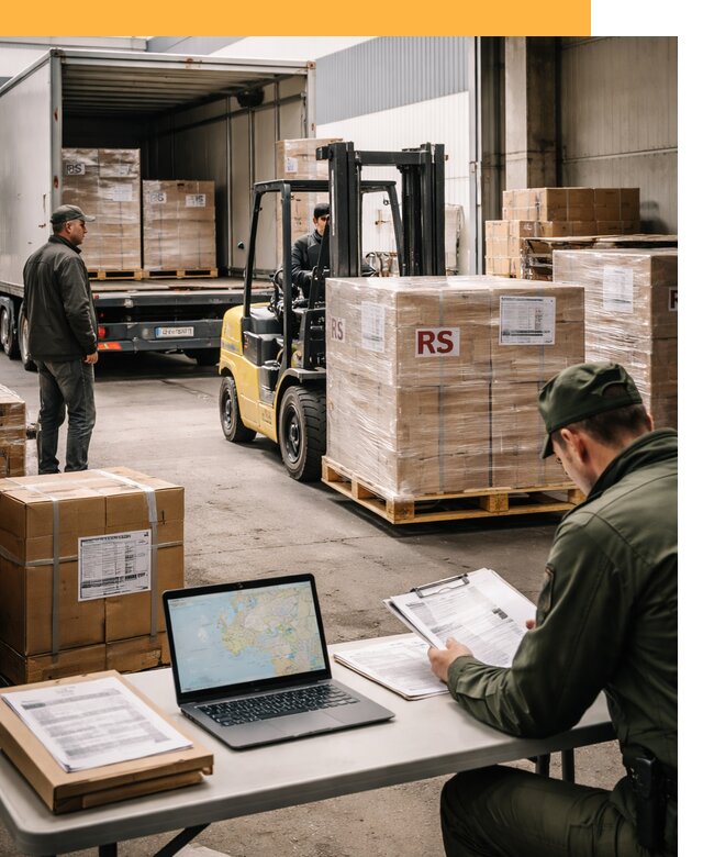 Доставка грузов в Сербию от 46553 руб, международные перевозки