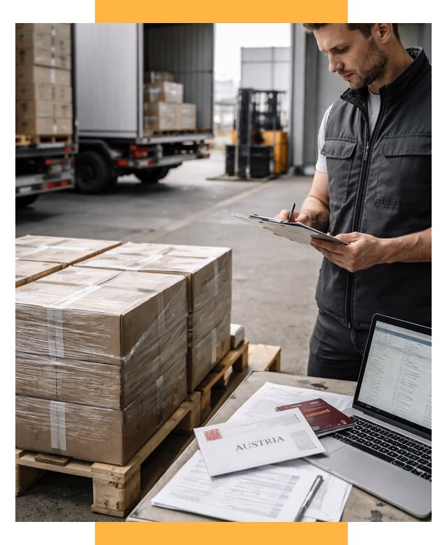 Доставка в Австрию от 67243 р. Логистика и экспорт СетСервис-Мгн