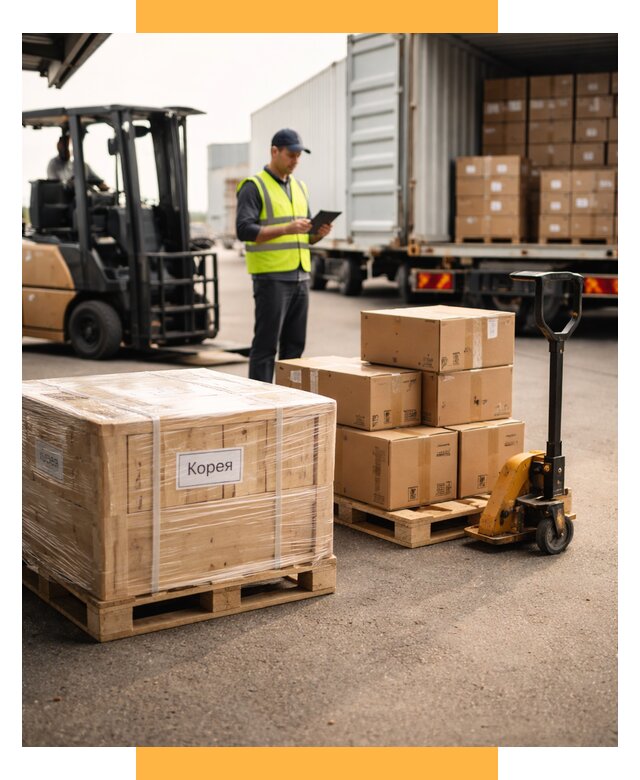 Доставка грузов в Корею из России от 36208 р. | СетСервис-Мгн