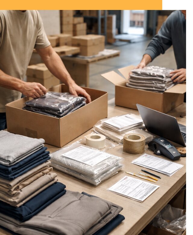 Перевозка одежды по миру от 7759 руб. с таможенным оформлением