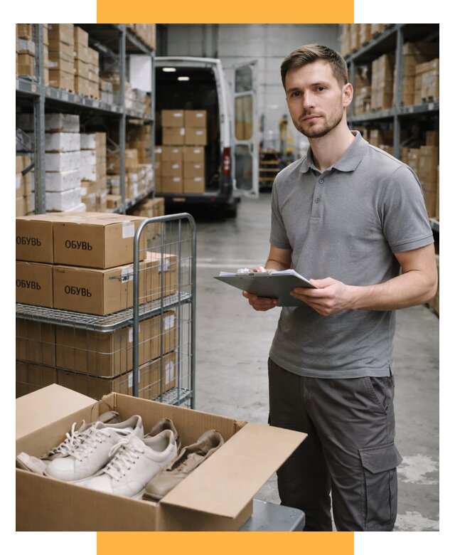 Доставка обуви из Китая и Турции от 4655 р. СетСервис-Мгн