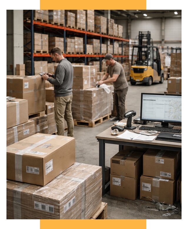 Склад консолидации в Европе от 6724 р., услуги СетСервис-Мгн